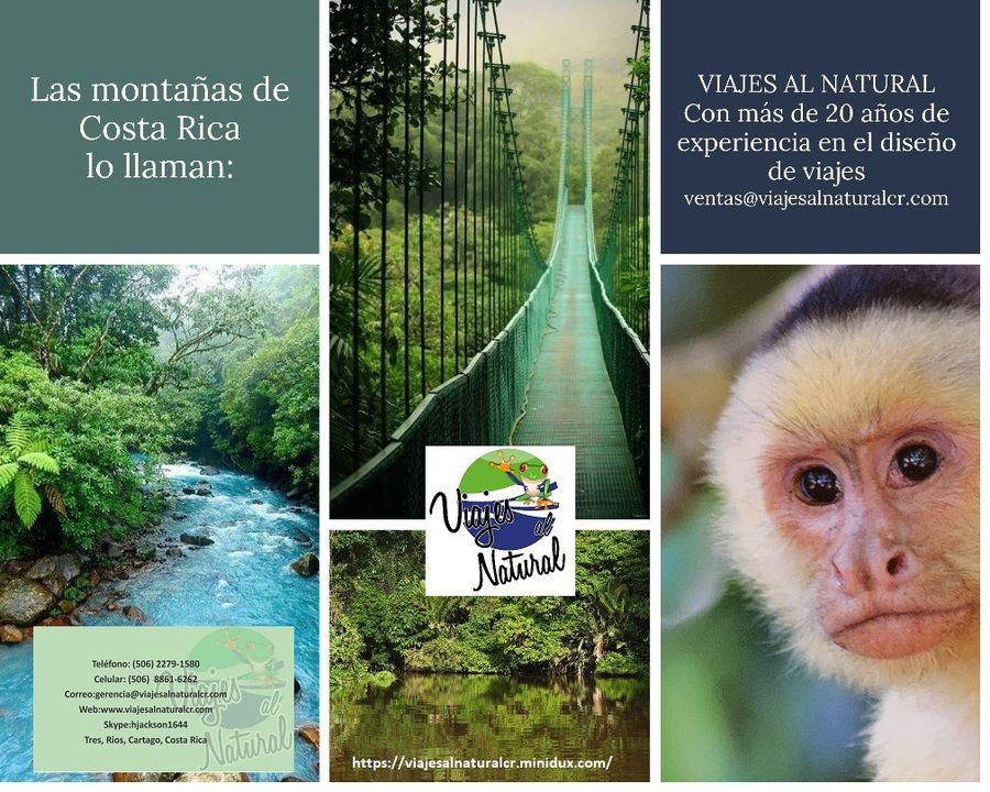 Viajes al Natural lo invita a descubrir Costa Rica, ofrecemos sistema de reservas de hoteles,renta de autos, tours y